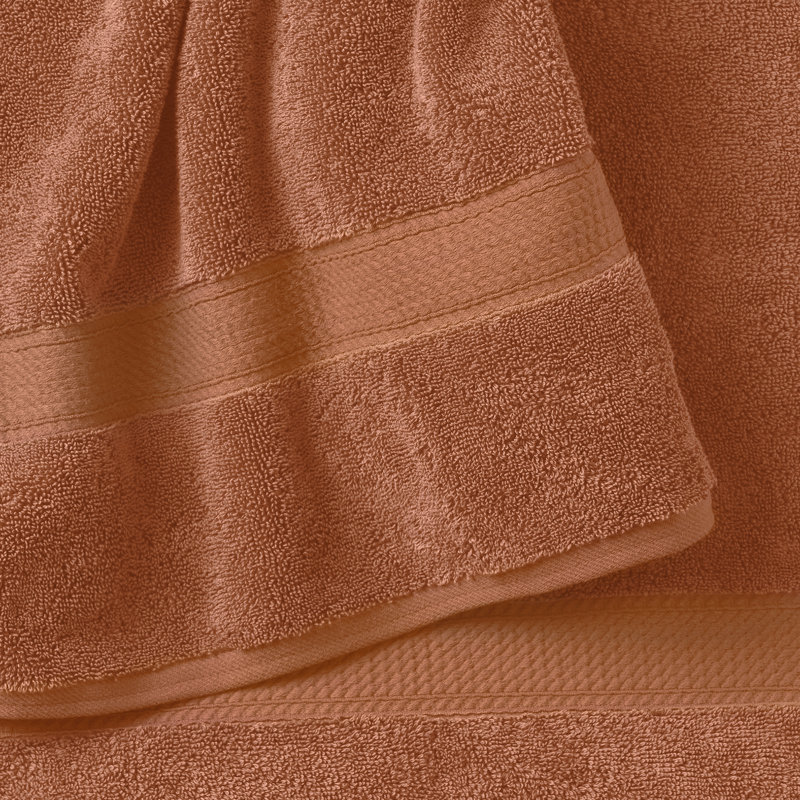 Serviette de bain en coton Payten Classic, rouille