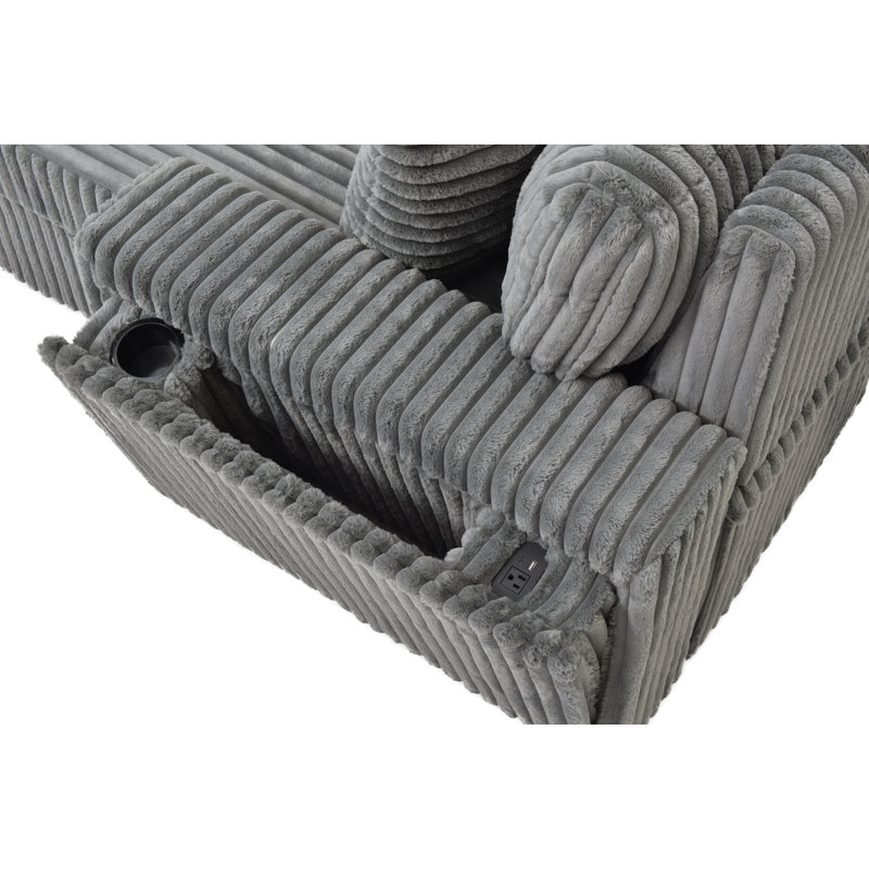 Glory Furniture Connie G00400-SCH Sofa Bed Chaise Gray