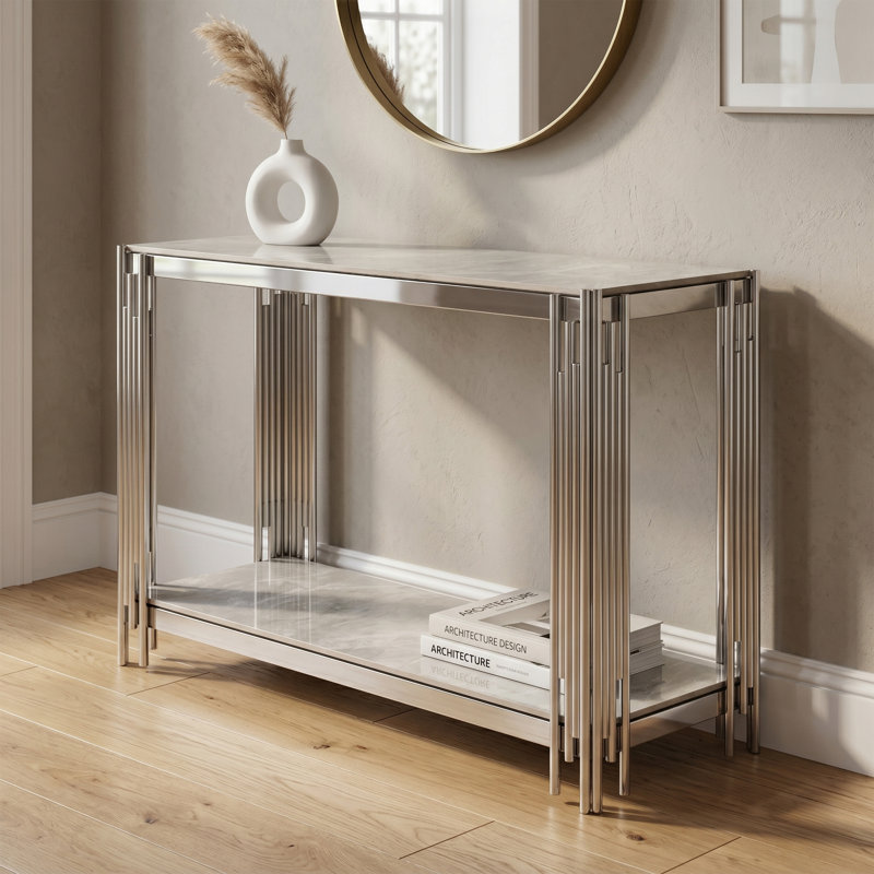 Kya 120cm Stone Top Console Table