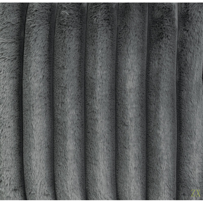 Méridienne 40 pouces en mousse viscoélastique, Polyester gris foncé