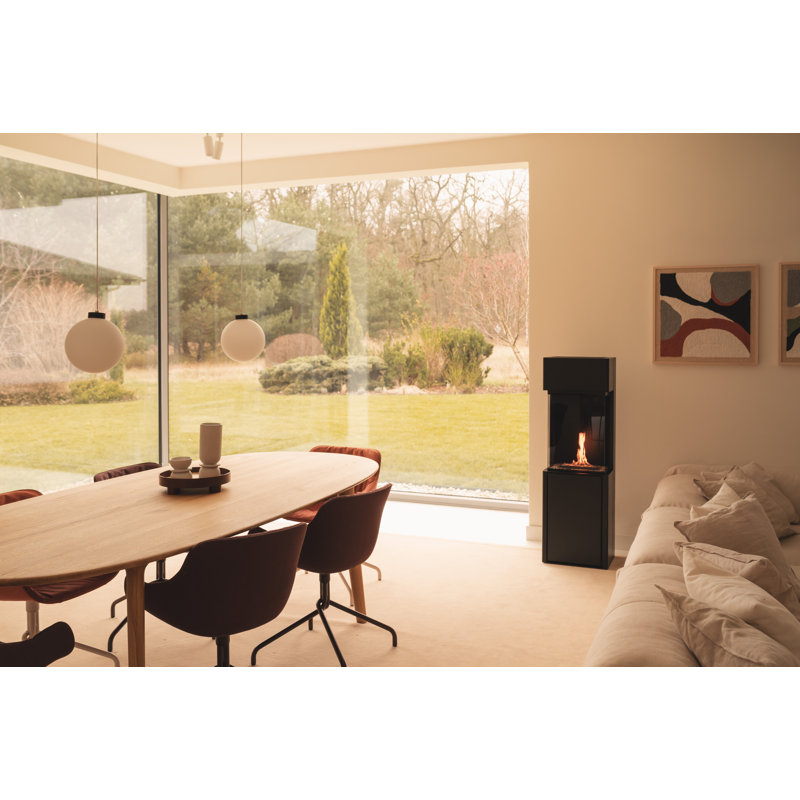 Planika - Arcticon Bioethanol Fireplace, Freestanding BEV Fireplace for Indoor