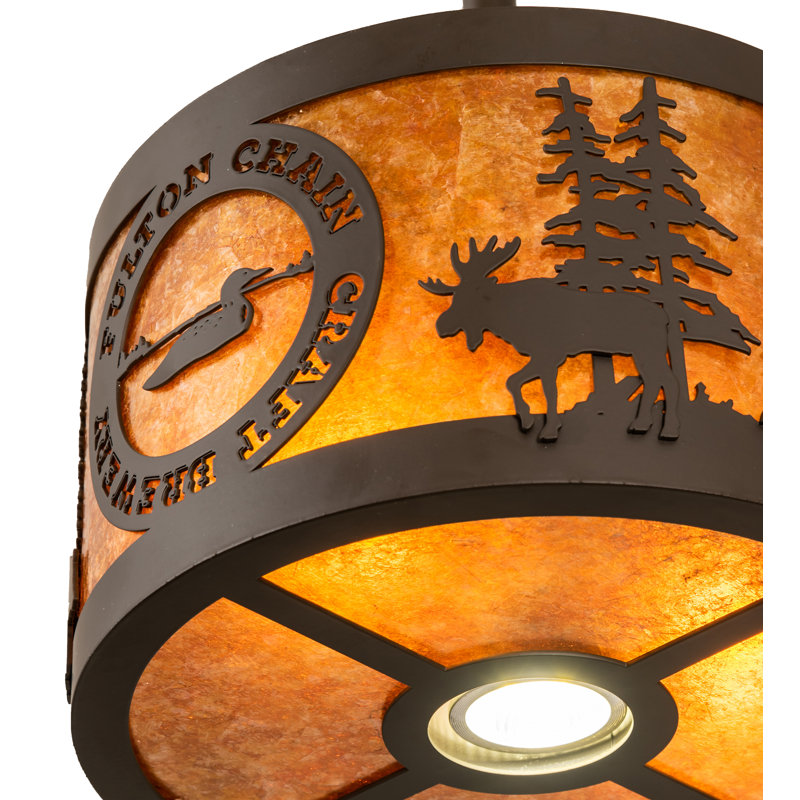 Luminaire suspendu personnalisé 10 po Fulton