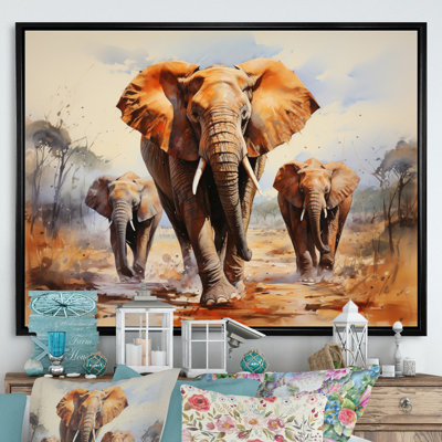" African Elephant Prairies III "
