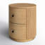 Fitzroy - Table de chevet moderne en acacia naturel