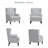 Upholsterd Wingback Armchair-1261615283
