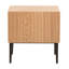 Bedside Table BLYTHE Wood Brown/ Black-1430743271