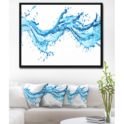 " Blue Water Splashes "