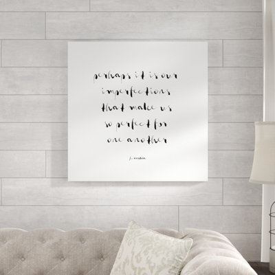 «Classic Quotes I» par Jarman Fagalde, reproduction d'art textuel sur toile tendue