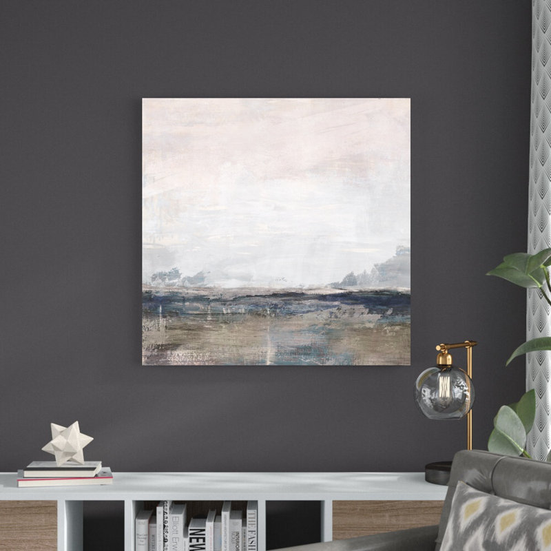 Contours abstraits, reproduction d’art sur toile tendue, H 36 po x l 36 po
