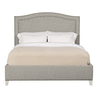 Caroline/Casey Queen Upholstered Low Profile Panel Bed