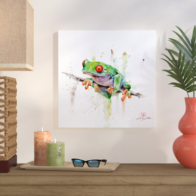 Grenouille, impression sur toile