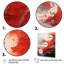 Red Chaos Unleashed II - Abstract Collages, art mural-2095842545-2095842544