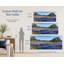 «Bluebonnet Valley Oak - Texas Wildflower Landscape», art mural sur toile tendue-19004260