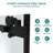48"W x 76"H Frameless Shower Door 8mm Tempered Glass with Anti-Shatter Film, Stainless Steel Track(No Shower Base)-114011876