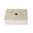 16"X12" White Ceramic Rectangular Vessel Bathroom Sink
