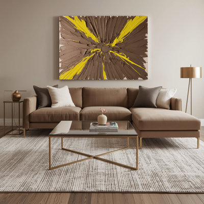 Neo Expressionism 71 Brown Canvas Wall Art