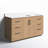 Cloverfield 60'' Single Bathroom Vanity with Cultured Marble Top-93496117-93496118