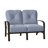 Fremont 51.5'' Wide Aluminum Loveseat with Cushions-42450595-26118081