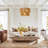 5-light Hand-Woven Rattan Drum Chandelier