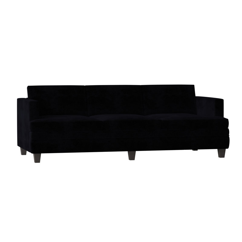 Todd Upholstered 90'' Sofa, Tess Surf, Espresso