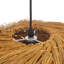 Luminaire suspendu unique en rotin pour le salon-730410685
