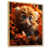 Brown Floater Framed