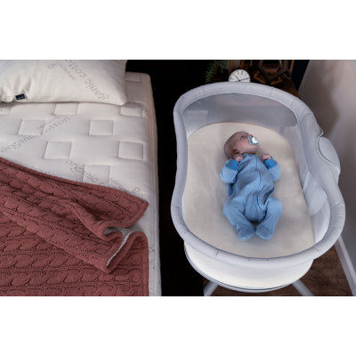 Organic Breathable Bassinet Mattress for Halo Bassinets
