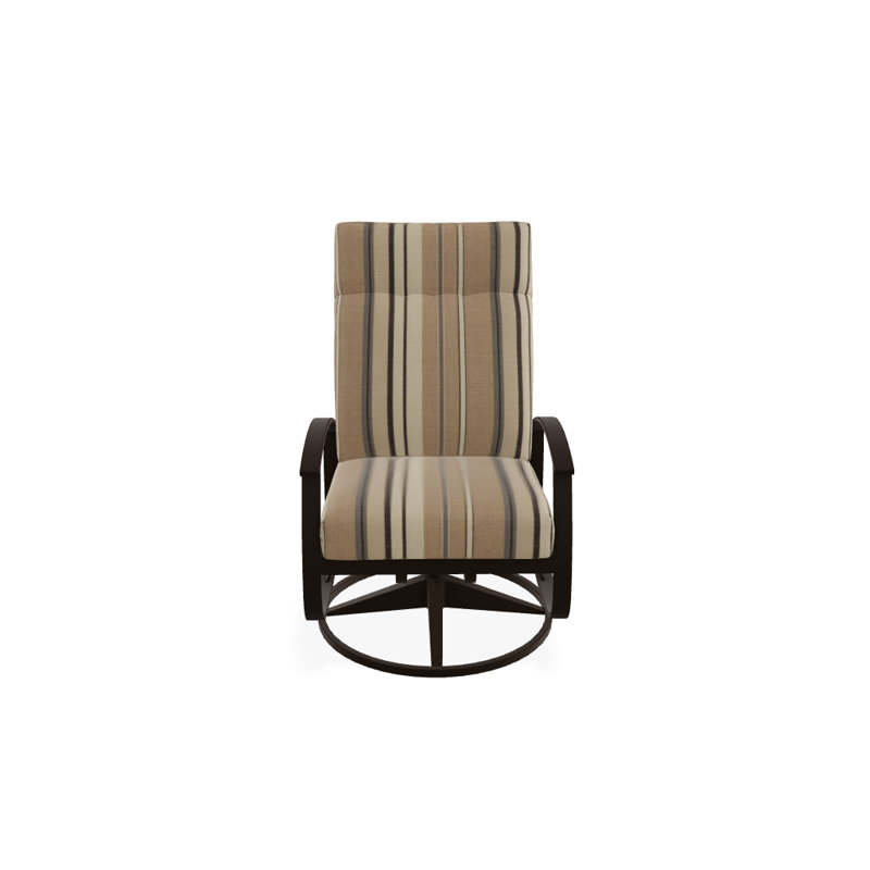 Belle Isle Outdoor Swivel Lounge Chair, Textured Kona, Yellow 43A, Kona P10
