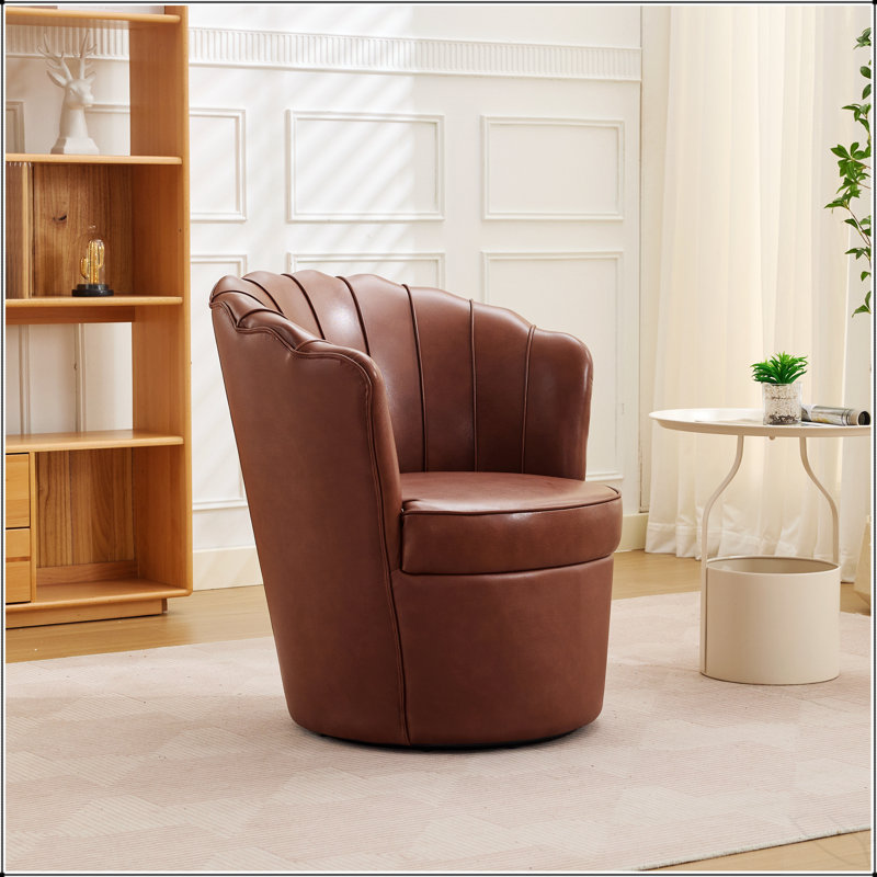 Chaise de bureau Petal, Brun