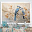 Oiseaux du paradis et fleurs sur toile-2114970929-2114970939