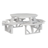 Outdoor Octagon Picnic Table