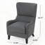 Fauteuil à oreilles rembourré Columbus-107531765