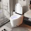 Toilette allongée une pièce intelligente avec bidet, siège chauffant, séchoir à air chaud, stérilisation UV-C et télécommande