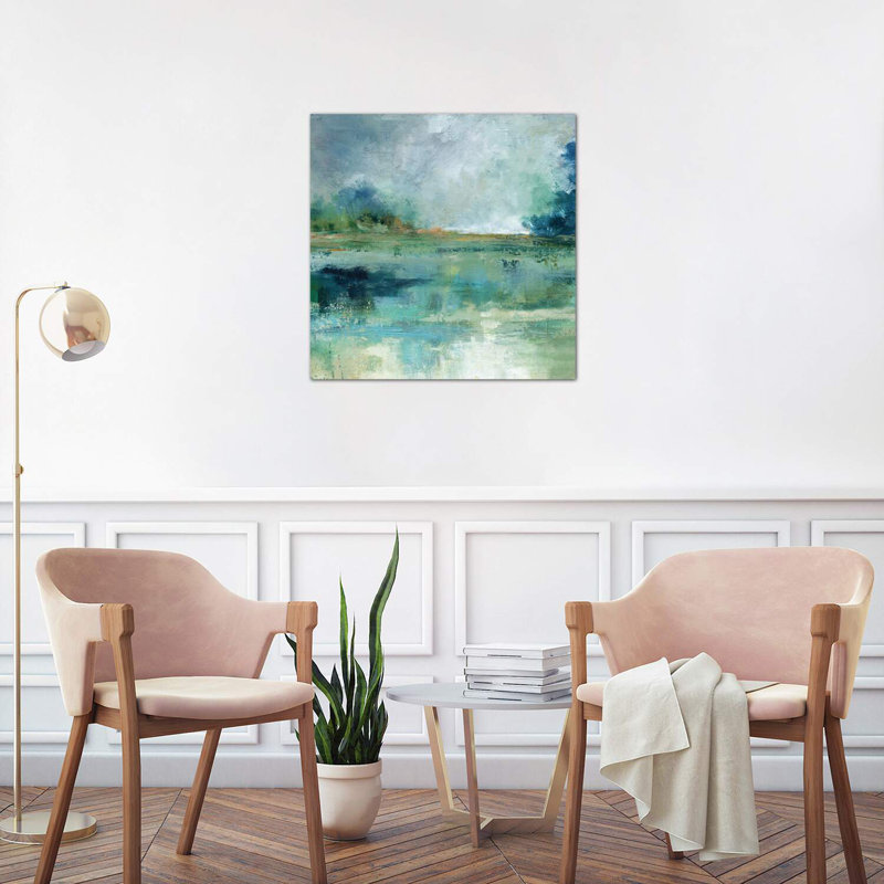 «Emerald Isle» par Carol Robinson, reproduction, Toile tendue, H 26 po x l 26 po x P 1,5 po