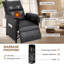 Fauteuil inclinable en cuir de polyuréthane réglable Elertric