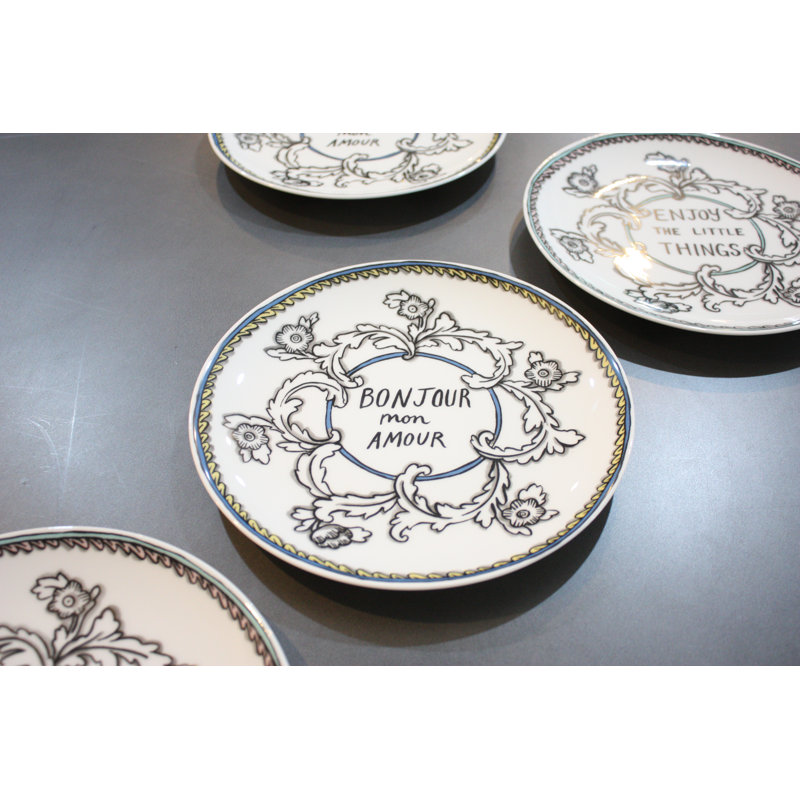 Mon Amour Bone China Salad/Dessert Plate