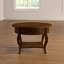 Table basse ronde en bois massif-19048009