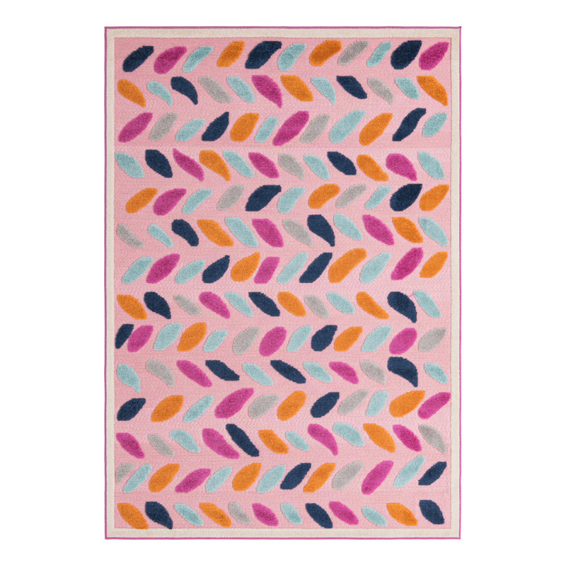 Chevron Indoor / Outdoor Rug, Rectangle 5'3" x 8'