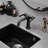 Single-Hole 2-handle Bathroom Faucet with Drain Assembly-94339880