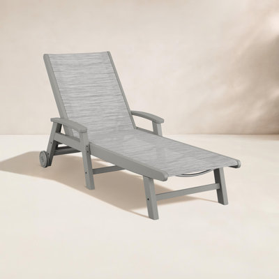 POLYWOOD® Coastal 28" Patio Chaise Lounge