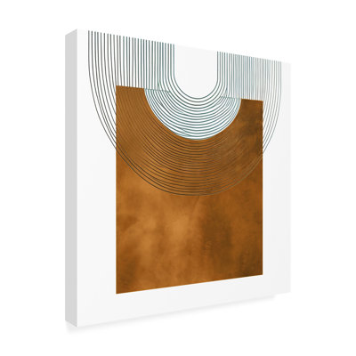 Goree Abstract Mid Century Abstract Painting 7 On Canvas Print