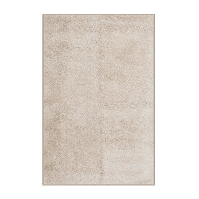 Tapis contemporain brun clair