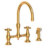Fairfield Kitchen Bridge Faucet with Side Spray