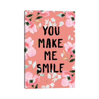 You Make Me Smile II by Stephanie Ryan - Print on Canvas