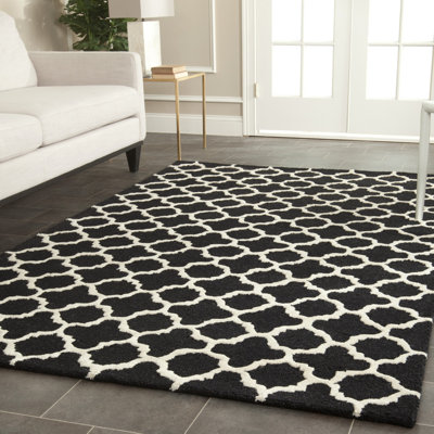 Cannen Hand Tufted Wool Geometric Rug