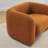 Oversized Reading Armchair , Modern Upholstered Accent Chair with Wood Legs-650481771