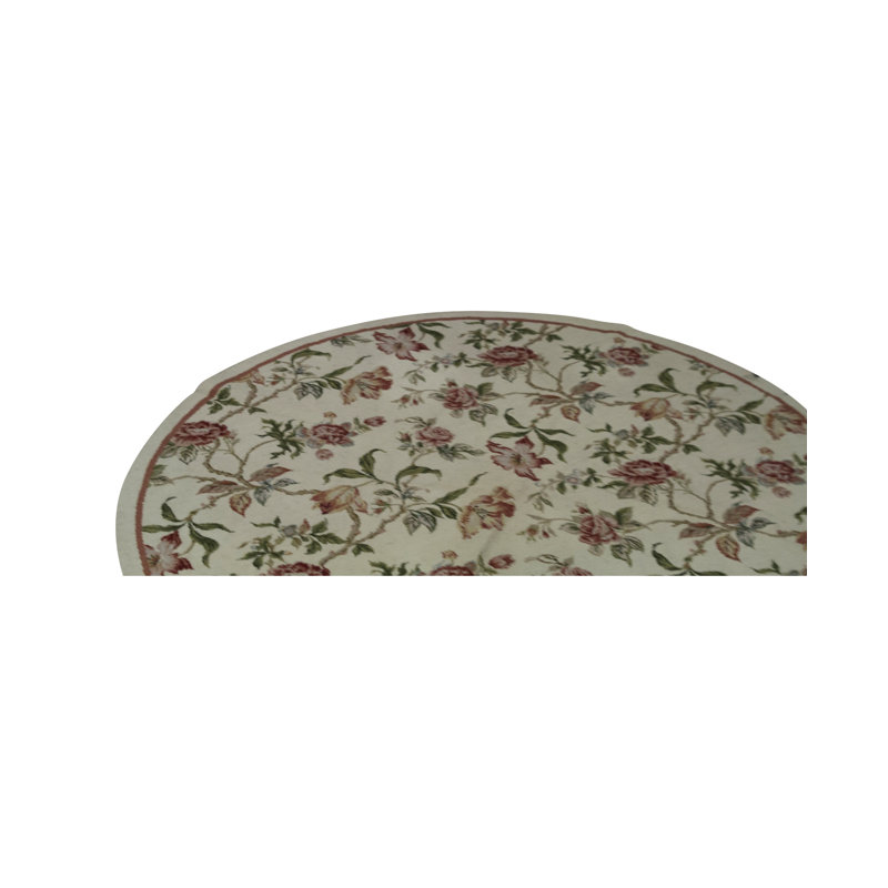 Hand Knotted Wool Floral Area Rug