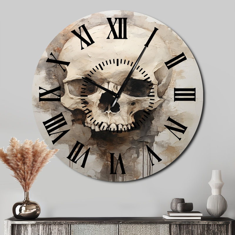 Horloge murale Skeletal Elegance, Surdimensionné