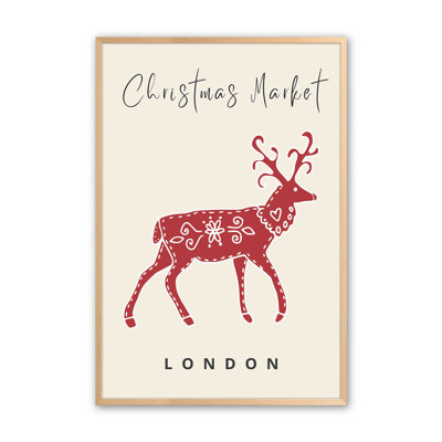 Affiche de marché de Noël II