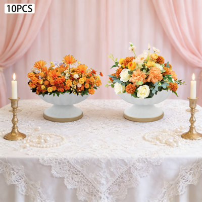 Petits vases bol pour décoration de table de fête de mariage